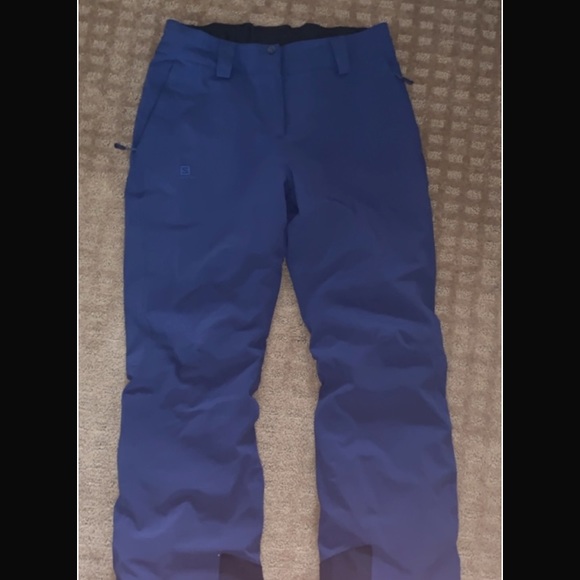 Ladies Salmon Waterproof Snow-pants - Picture 2 of 5